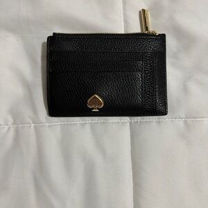 Kate Spade Black Leather Card Holder